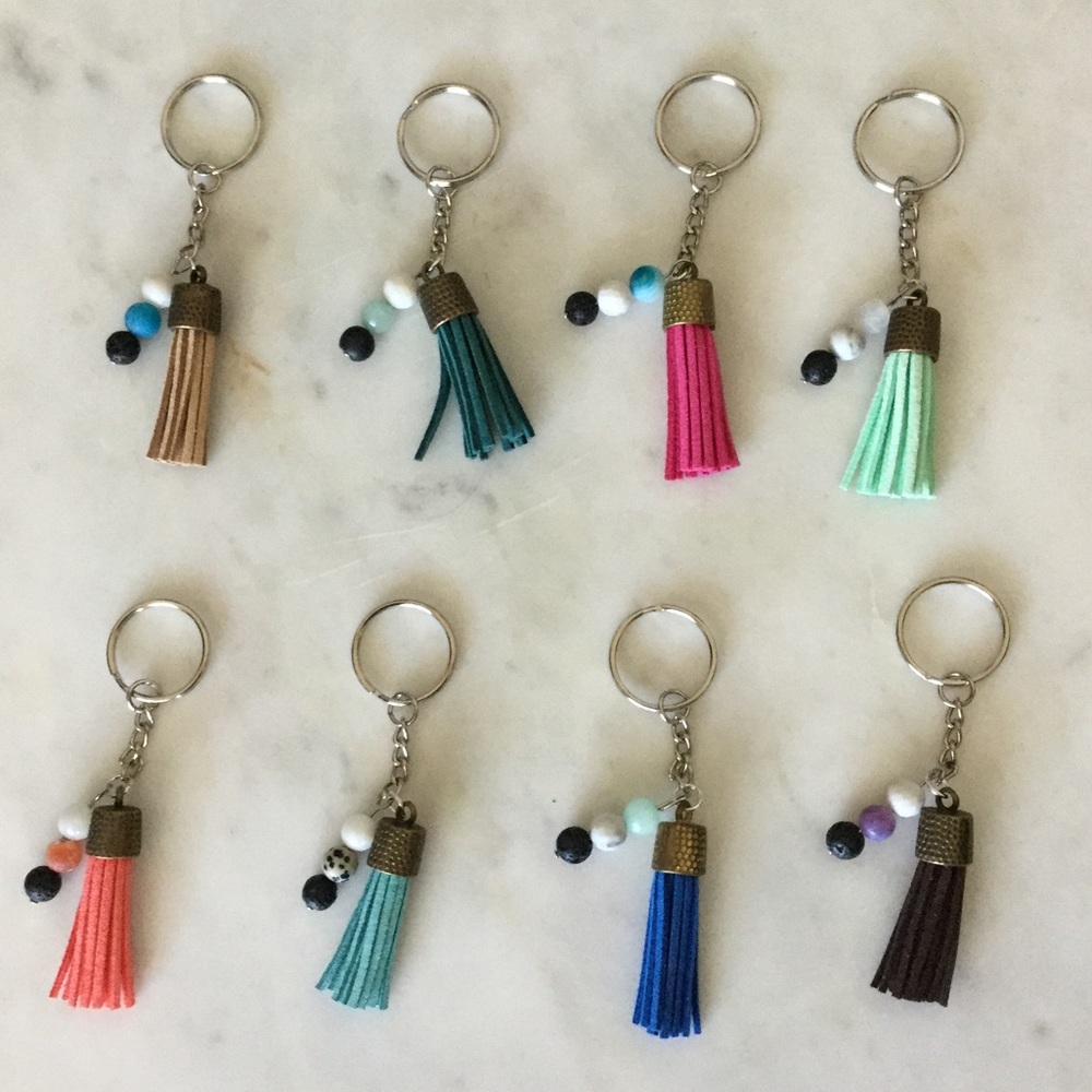 Crystal Tassel Keychain